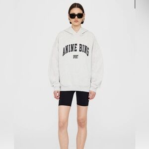 Anine Bing Grey Hoodie